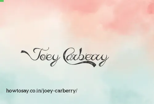 Joey Carberry