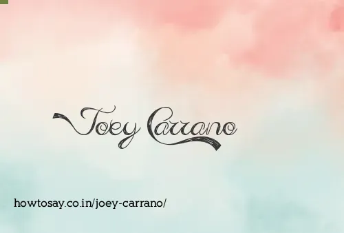 Joey Carrano