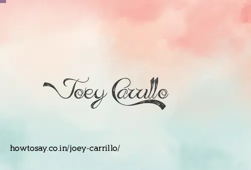 Joey Carrillo