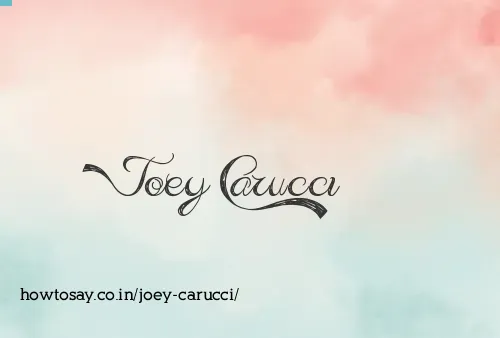 Joey Carucci