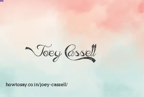 Joey Cassell