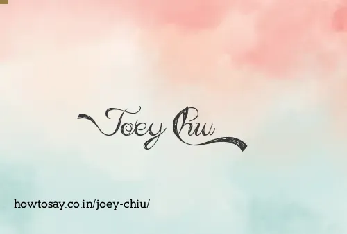 Joey Chiu