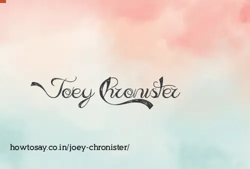 Joey Chronister