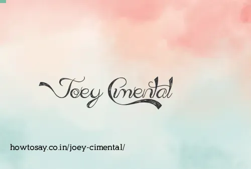Joey Cimental