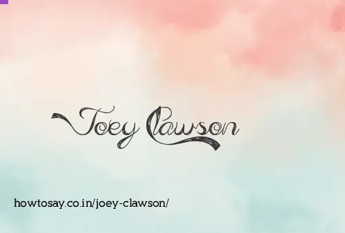 Joey Clawson