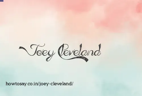 Joey Cleveland