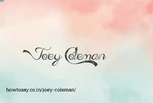 Joey Coleman