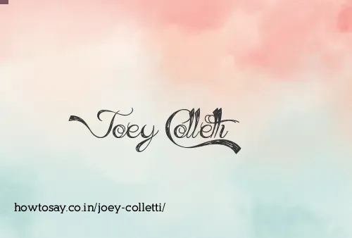 Joey Colletti