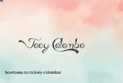 Joey Colombo