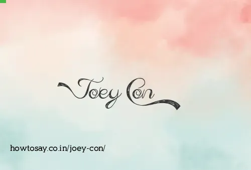 Joey Con