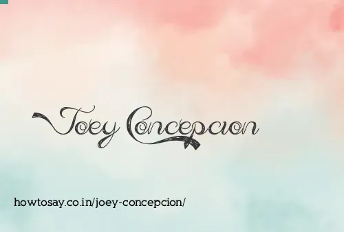 Joey Concepcion