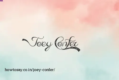 Joey Confer