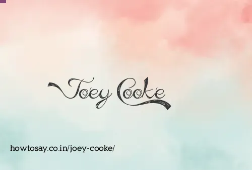 Joey Cooke