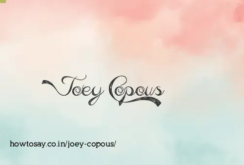 Joey Copous