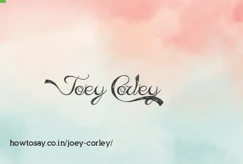 Joey Corley