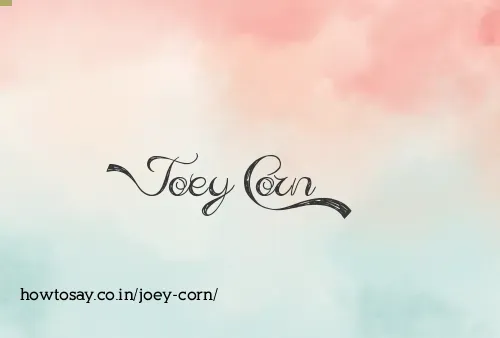 Joey Corn
