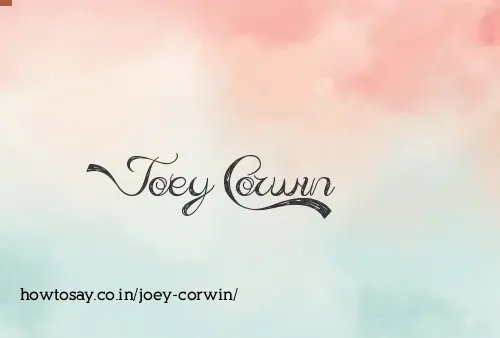 Joey Corwin