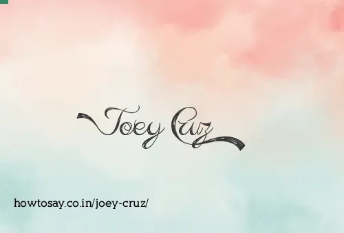 Joey Cruz