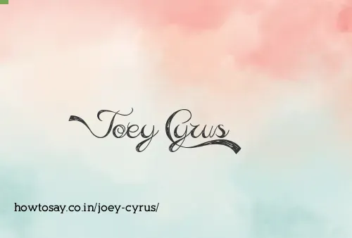 Joey Cyrus