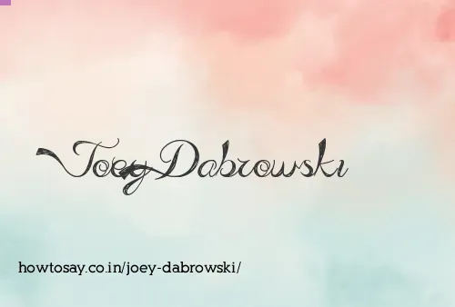 Joey Dabrowski