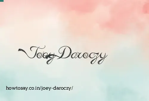 Joey Daroczy