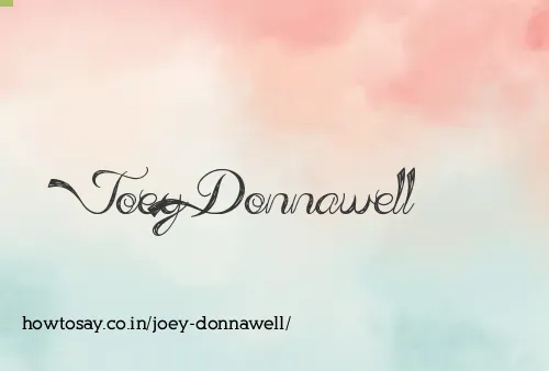 Joey Donnawell