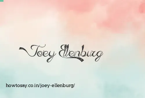 Joey Ellenburg