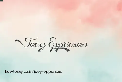 Joey Epperson