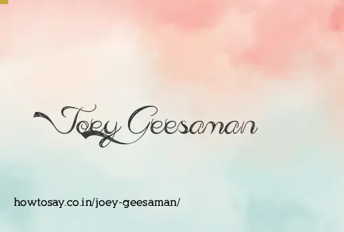 Joey Geesaman