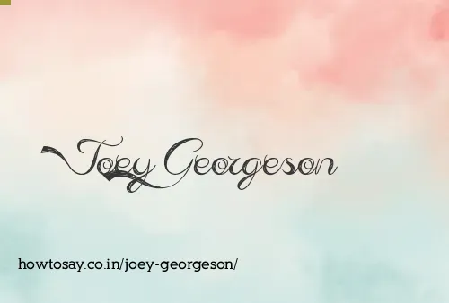 Joey Georgeson