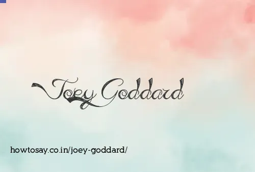 Joey Goddard