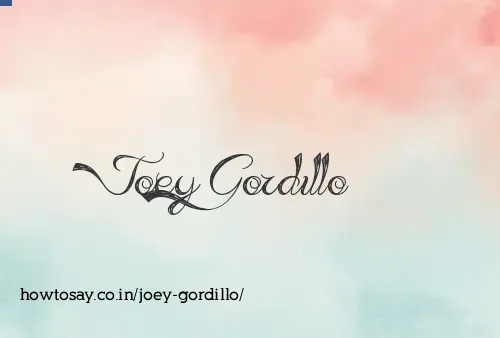 Joey Gordillo
