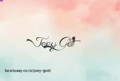 Joey Gott