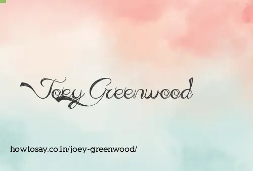 Joey Greenwood