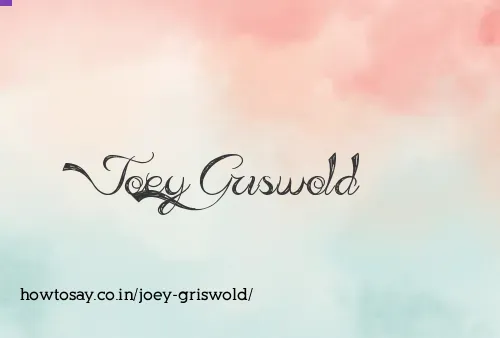 Joey Griswold
