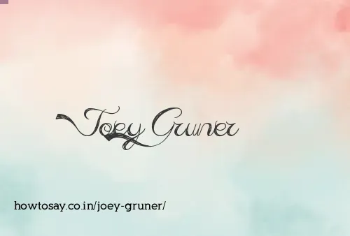 Joey Gruner