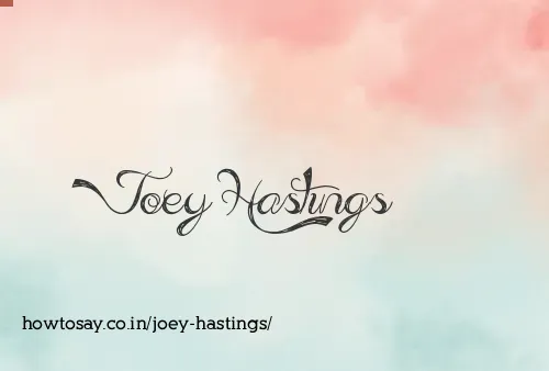 Joey Hastings