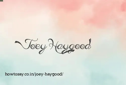 Joey Haygood