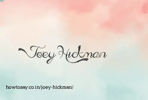Joey Hickman