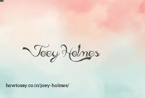 Joey Holmes