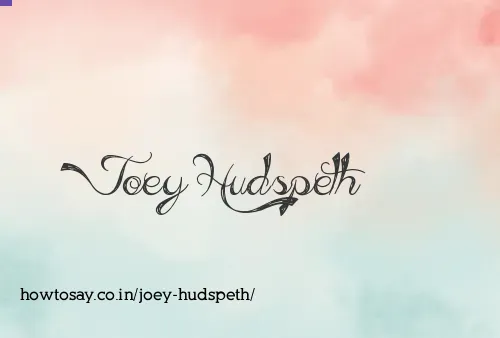 Joey Hudspeth