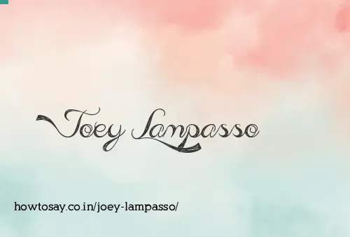 Joey Lampasso