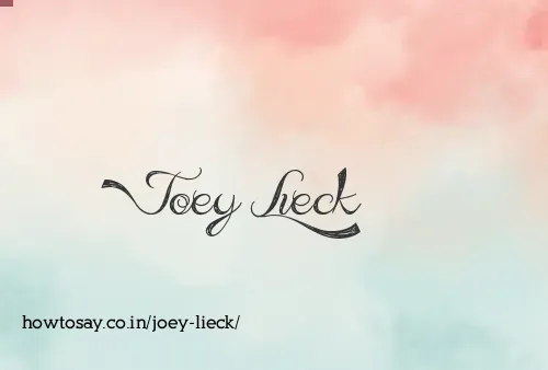 Joey Lieck