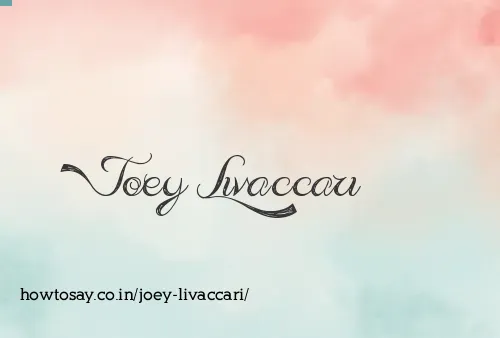Joey Livaccari
