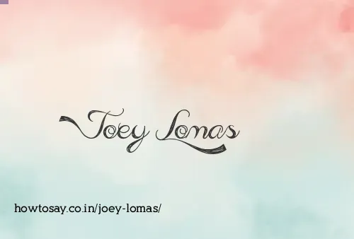 Joey Lomas