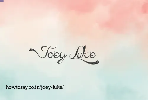 Joey Luke