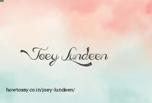 Joey Lundeen