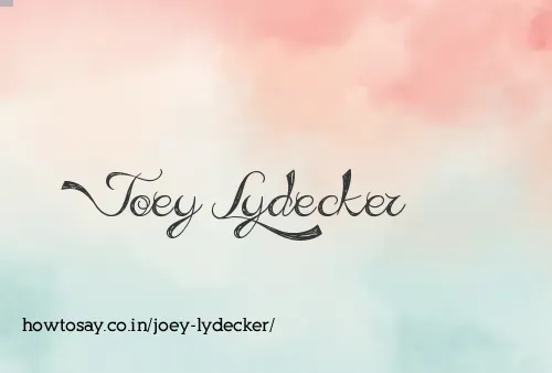 Joey Lydecker