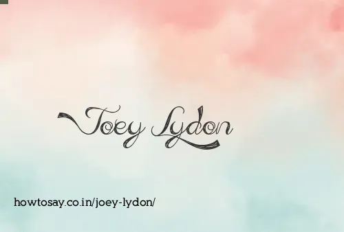 Joey Lydon