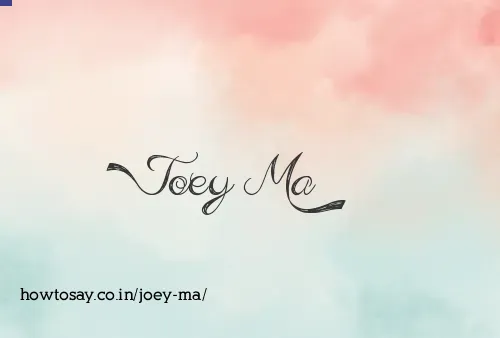 Joey Ma